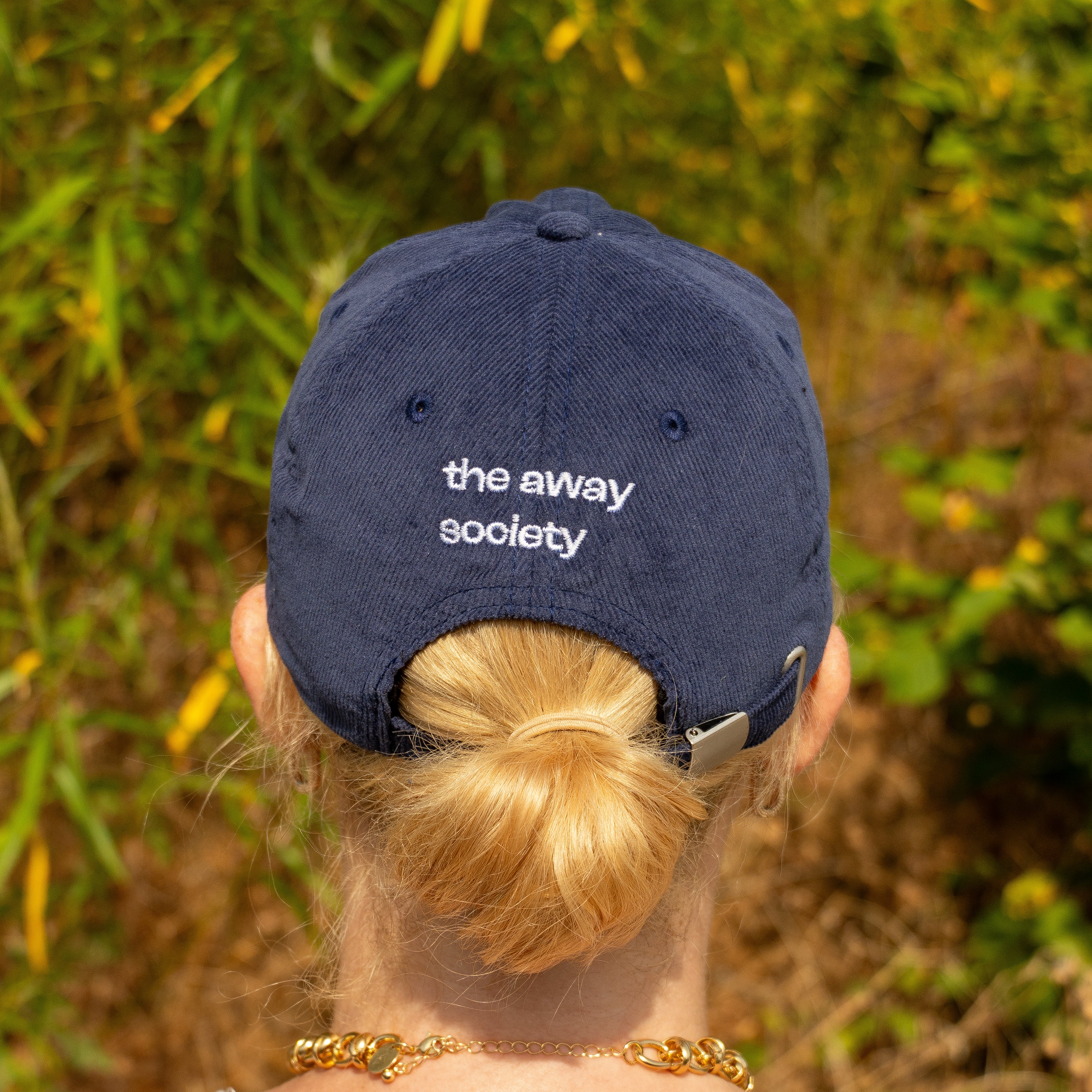 whatever the weather - navy corduroy cap